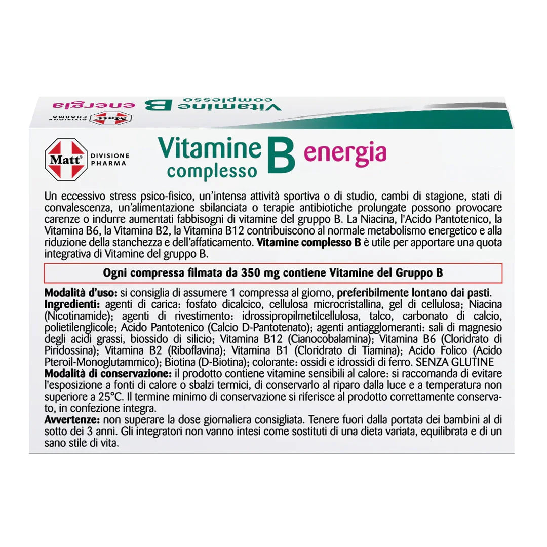 Vitamine Complesso B - Matt. Nutre il tuo benessere