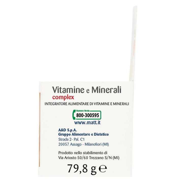 Vitamine e Minerali complex - Matt. Nutre il tuo benessere