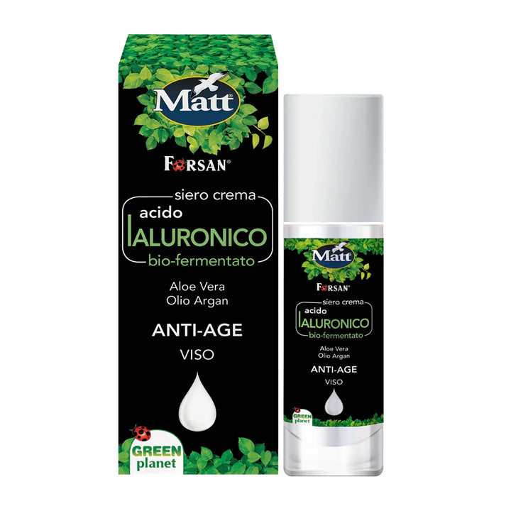 Siero Crema Acido Ialuronico bio-fermentato - Matt. Nutre il tuo benessere