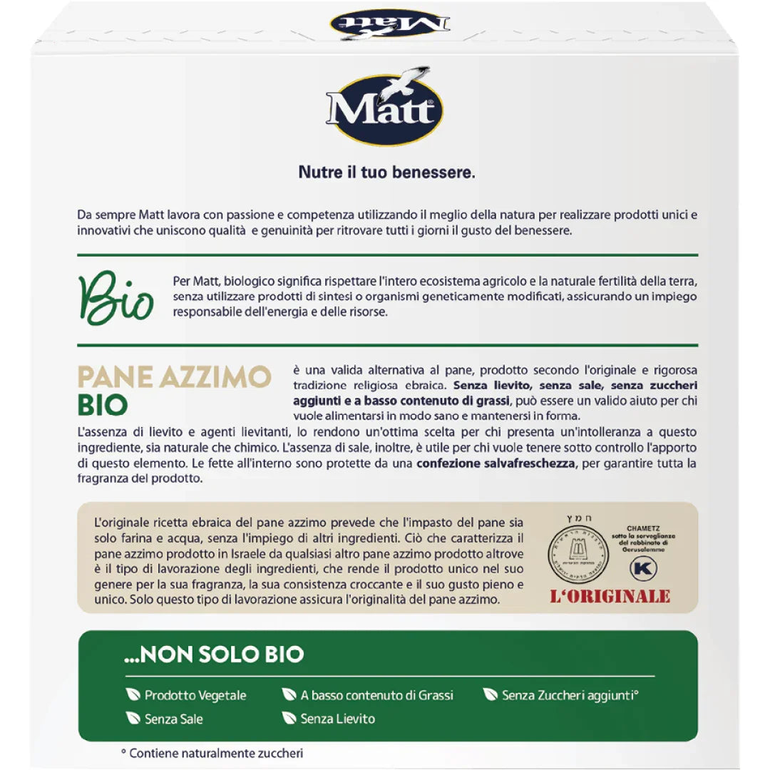 Pane Azzimo Bio 400 g