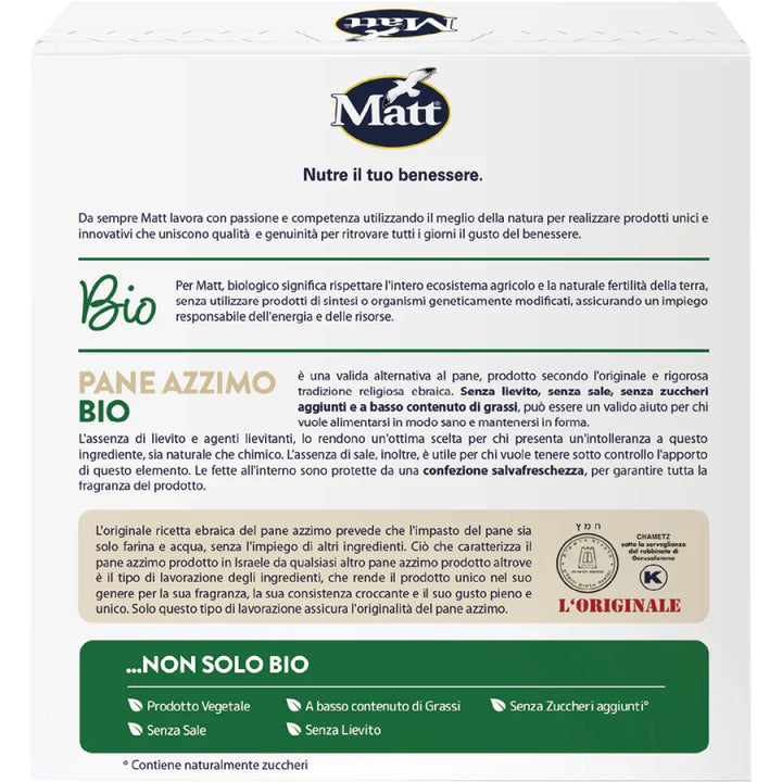 Pane Azzimo Bio 400 g