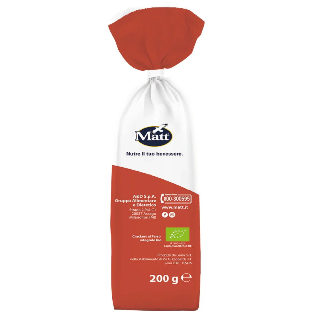 Crackerini Farro bio - Matt. Nutre il tuo benessere