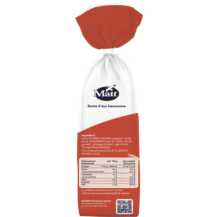 Crackerini Farro bio - Matt. Nutre il tuo benessere