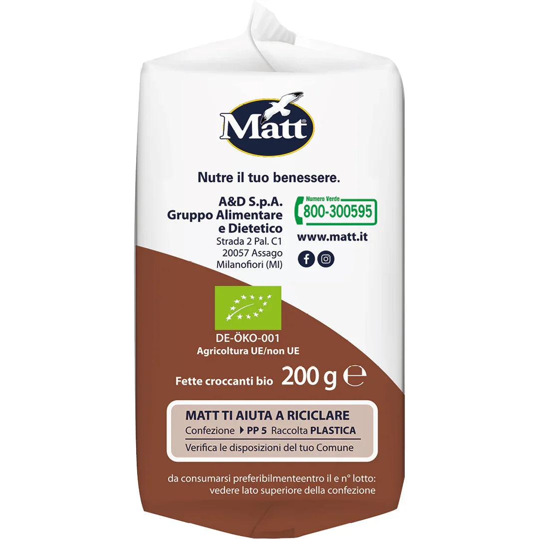 PanCrispy Sesamo Bio - Matt. Nutre il tuo benessere
