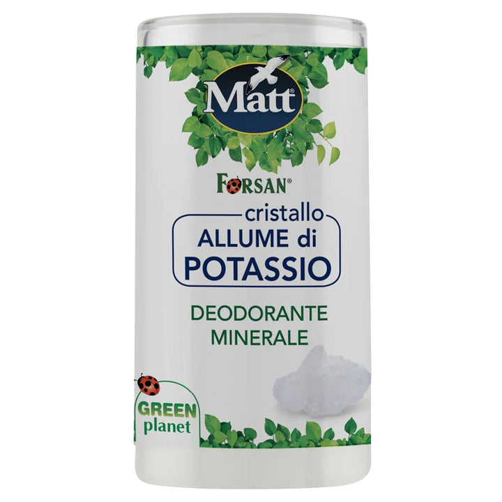 Cristallo Allume di Potassio Deodorante Stick - Matt. Nutre il tuo benessere