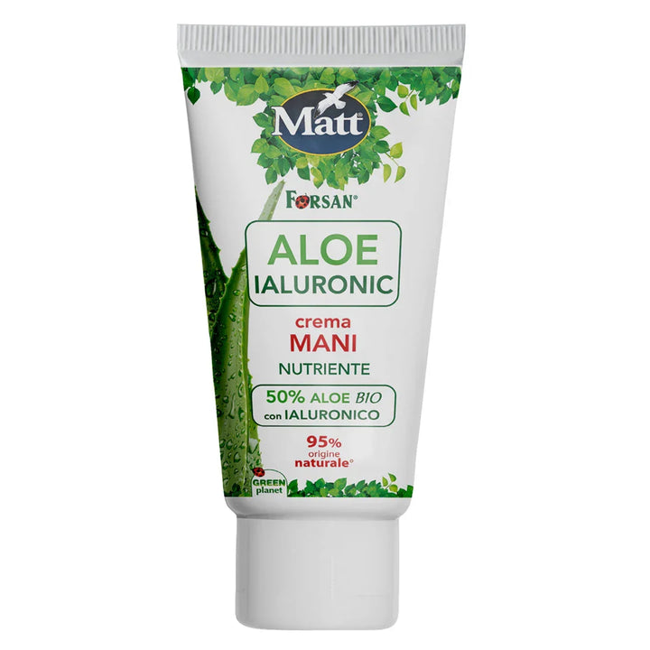Aloe Ialuronic Crema Mani - Matt. Nutre il tuo benessere