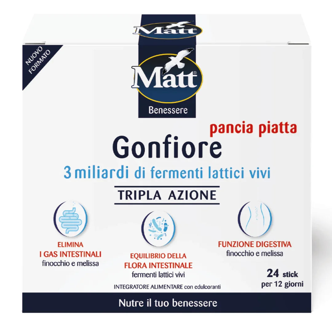 Gonfiore Pancia Piatta - Matt. Nutre il tuo benessere