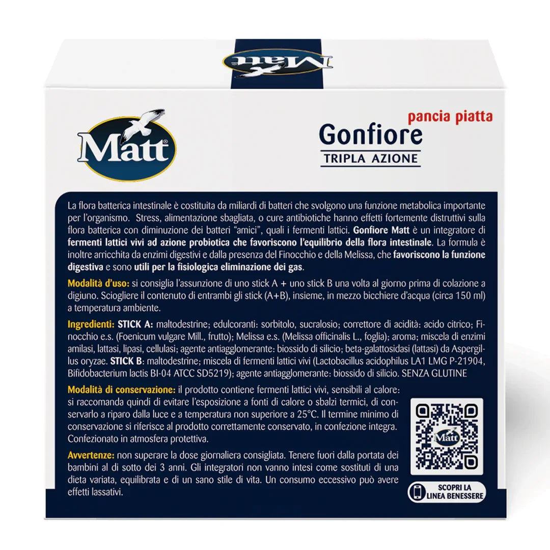 Gonfiore Pancia Piatta - Matt. Nutre il tuo benessere