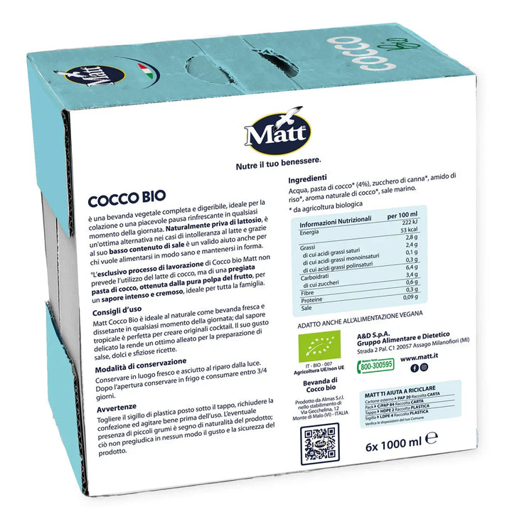Cocco box da 6 - Matt. Nutre il tuo benessere