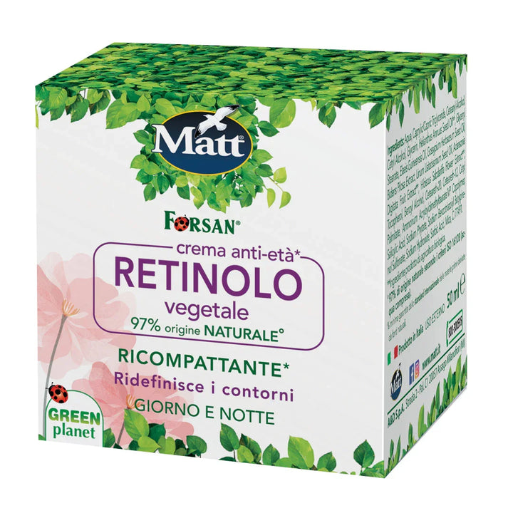 Crema anti-età Retinolo Vegetale - Matt. Nutre il tuo benessere