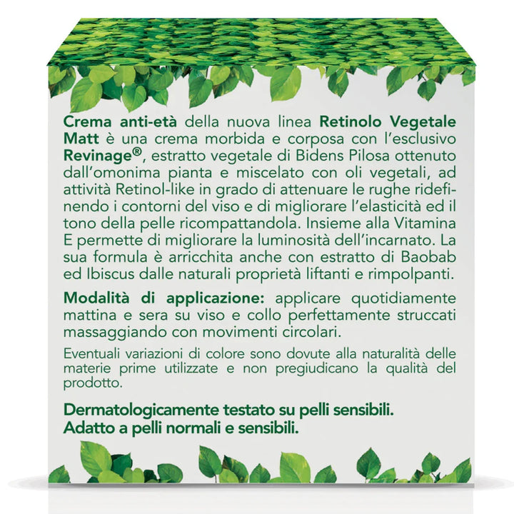 Crema anti-età Retinolo Vegetale - Matt. Nutre il tuo benessere