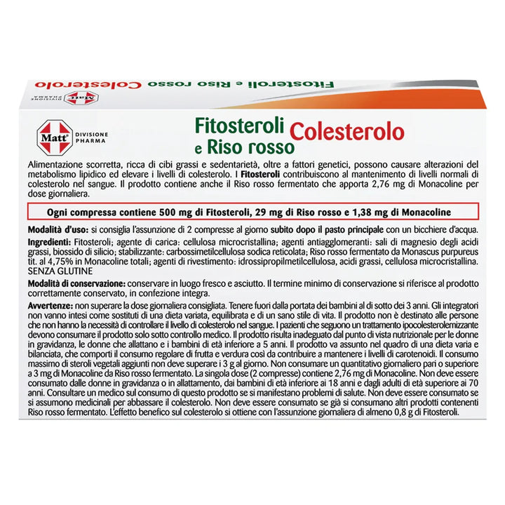 Fitosteroli e Riso rosso - Matt. Nutre il tuo benessere