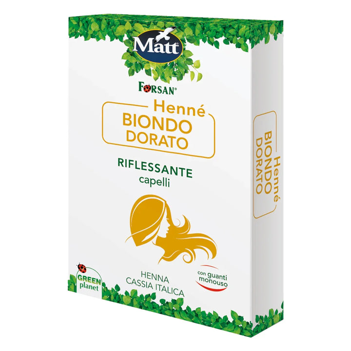 Henné Biondo Dorato - Matt. Nutre il tuo benessere
