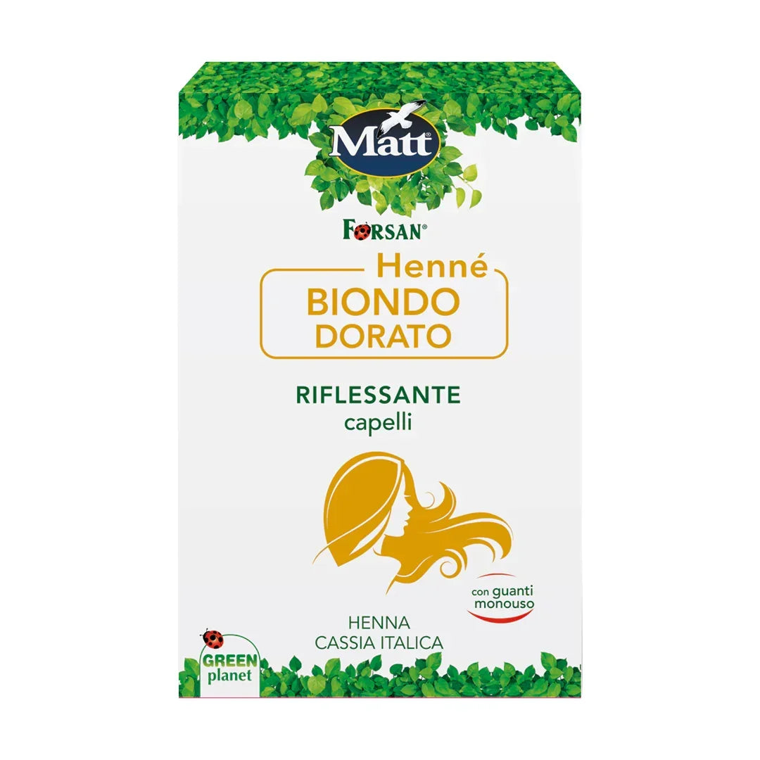 Henné Biondo Dorato - Matt. Nutre il tuo benessere