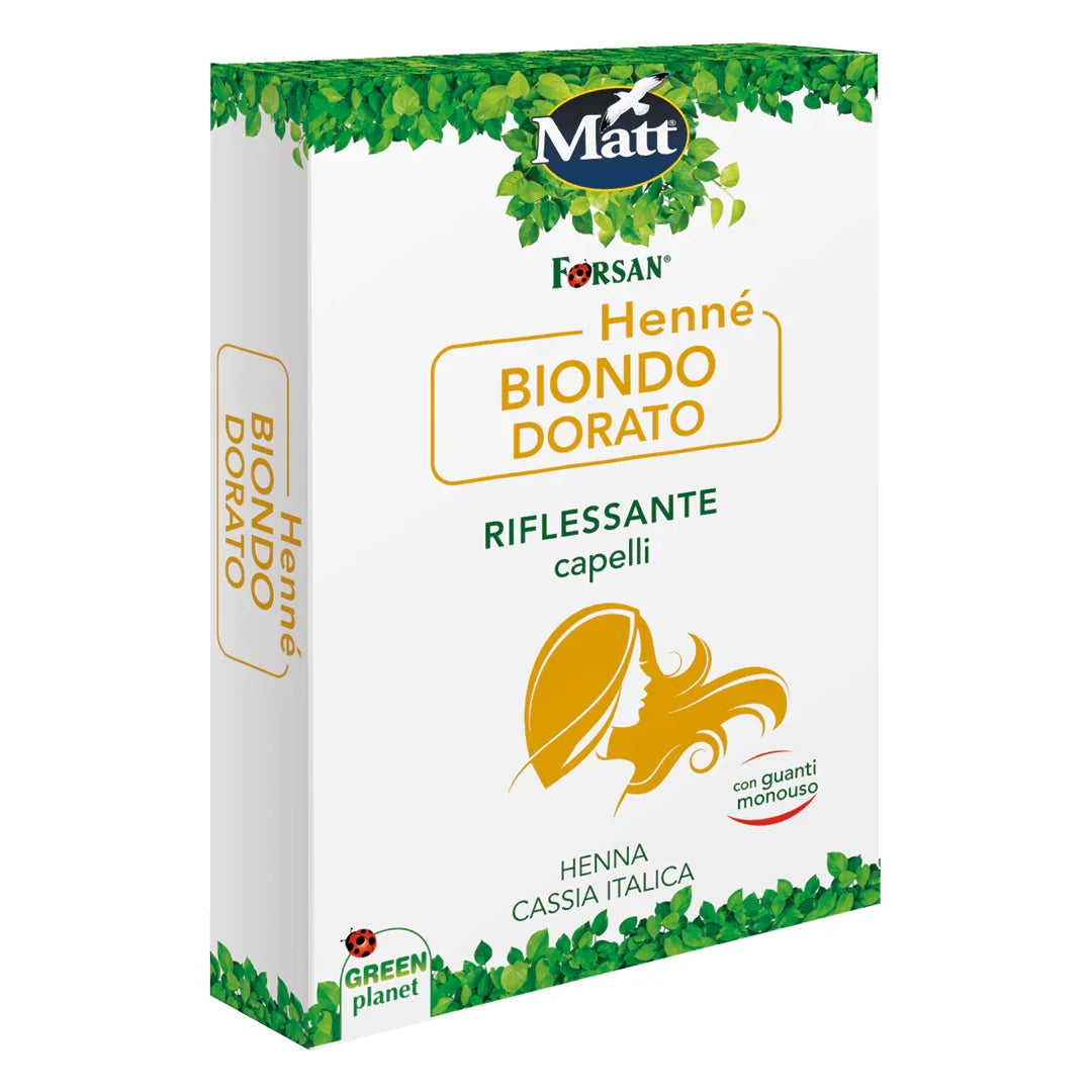 Henné Biondo Dorato - Matt. Nutre il tuo benessere
