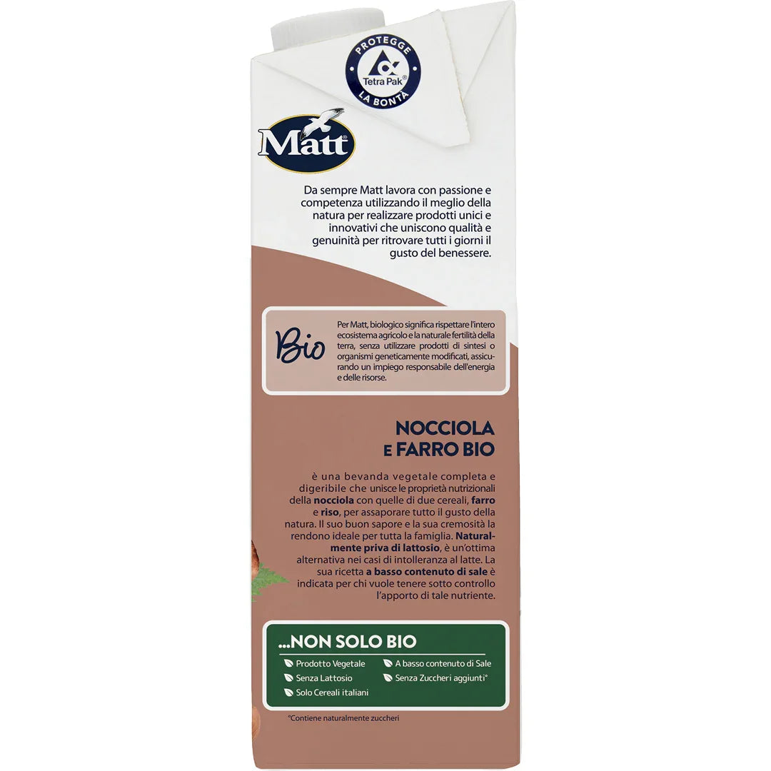 Nocciola e Farro bio - Matt. Nutre il tuo benessere