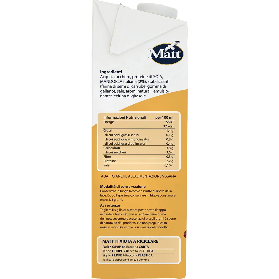 Mandorla Protein - Matt. Nutre il tuo benessere