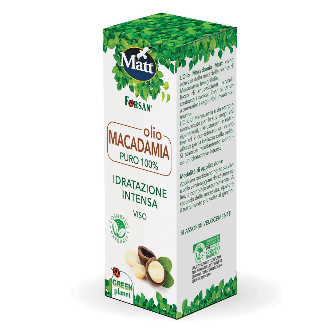 Olio Macadamia - Matt. Nutre il tuo benessere