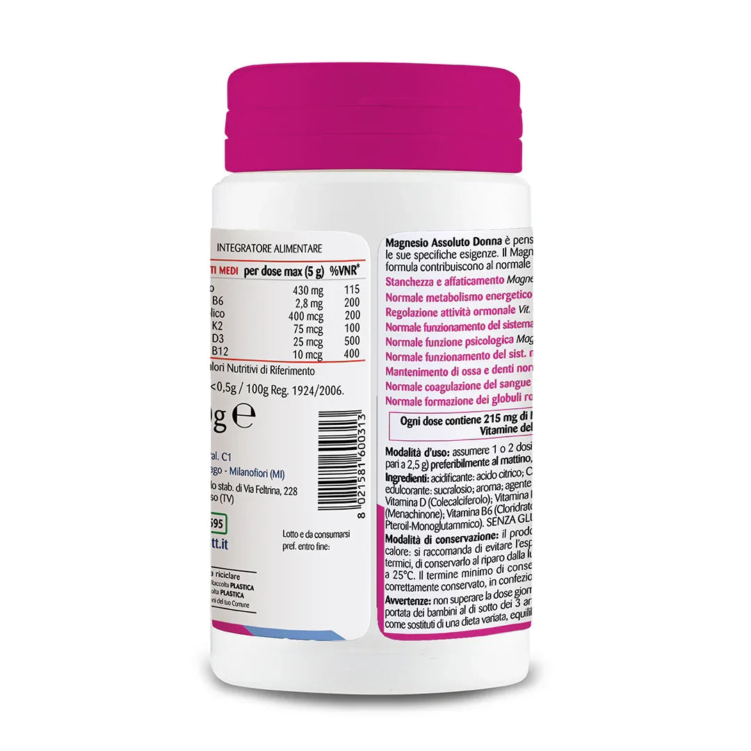 Magnesio Assoluto Donna - Matt. Nutre il tuo benessere