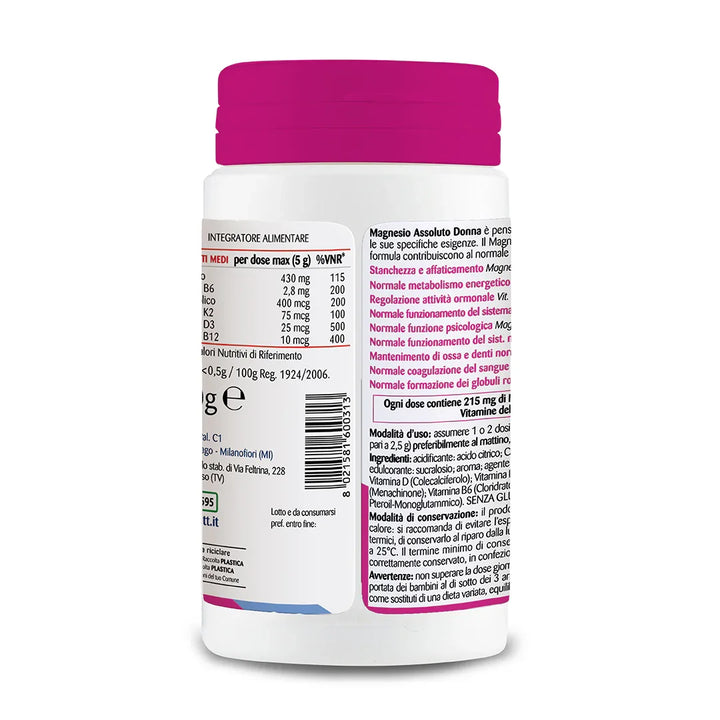 Magnesio Assoluto Donna - Matt. Nutre il tuo benessere