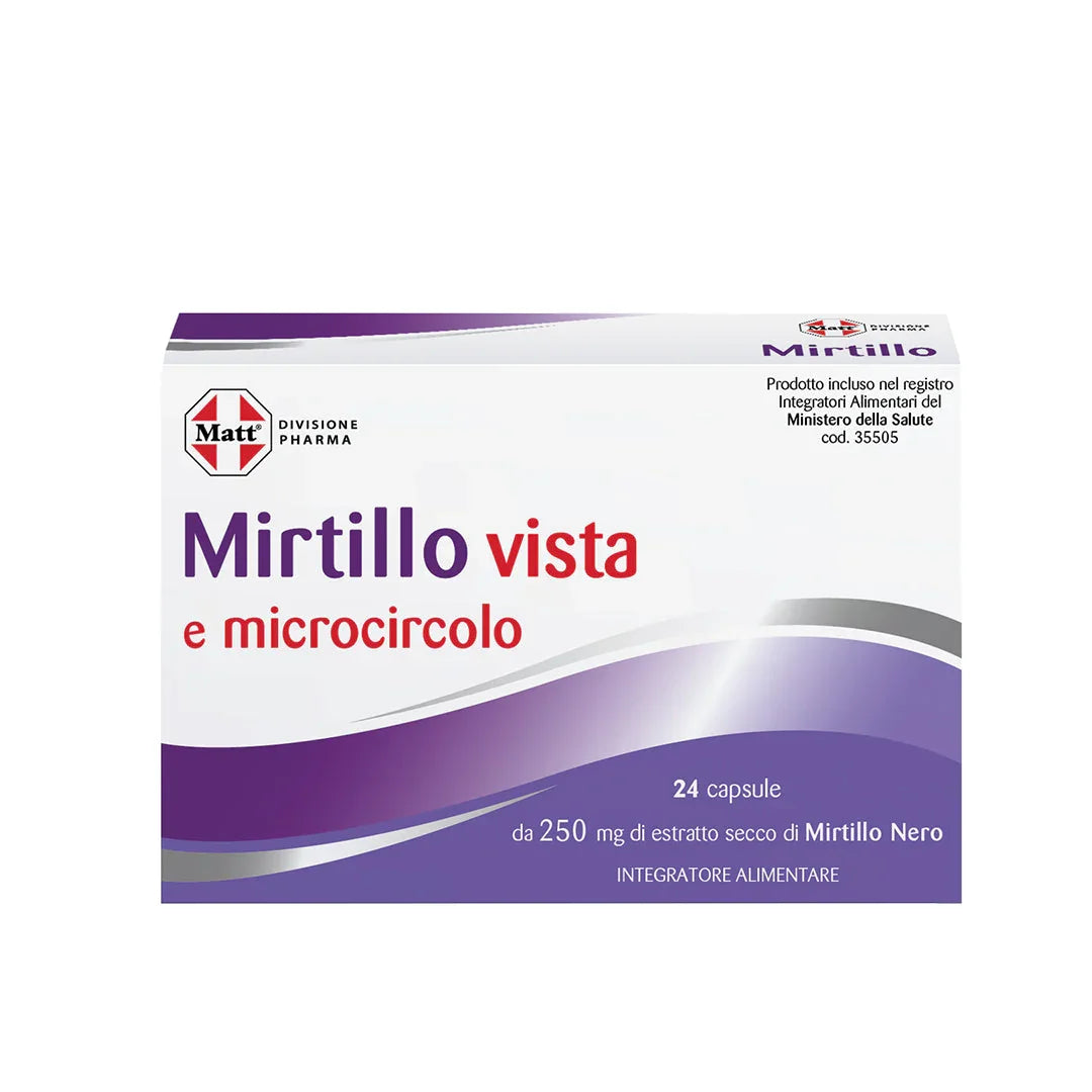 Mirtillo vista - Matt. Nutre il tuo benessere