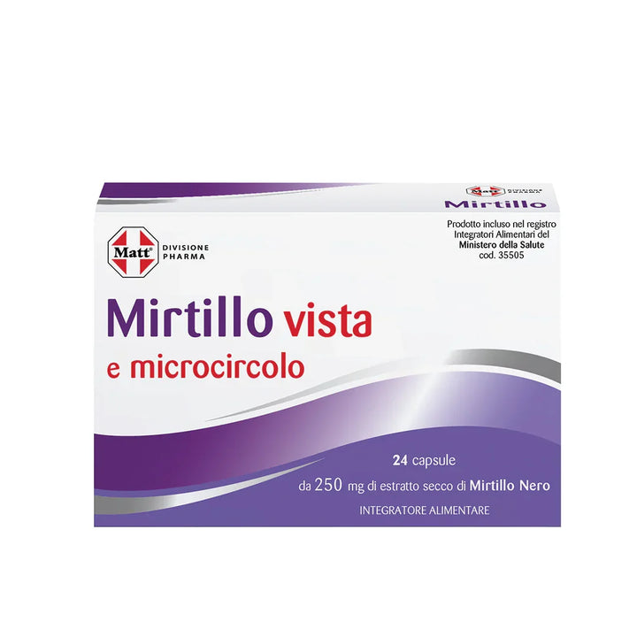 Mirtillo vista - Matt. Nutre il tuo benessere