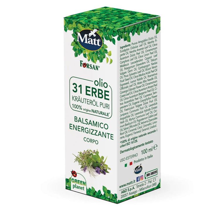 Olio 31 Erbe - Matt. Nutre il tuo benessere