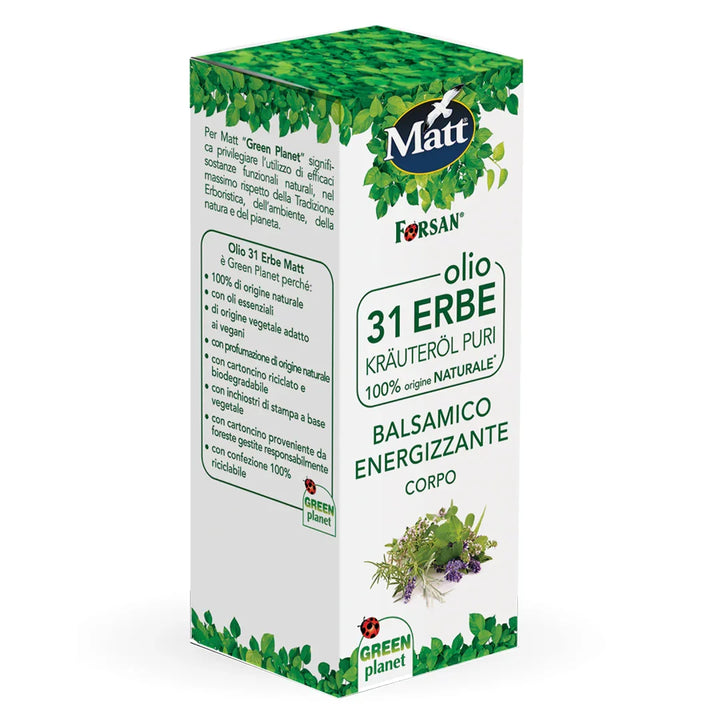 Olio 31 Erbe - Matt. Nutre il tuo benessere