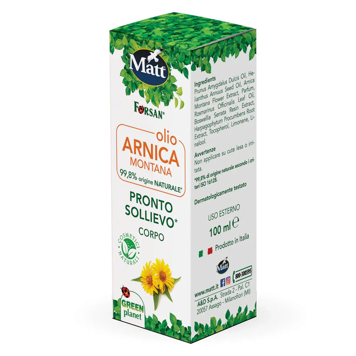 Olio Arnica Montana - Matt. Nutre il tuo benessere