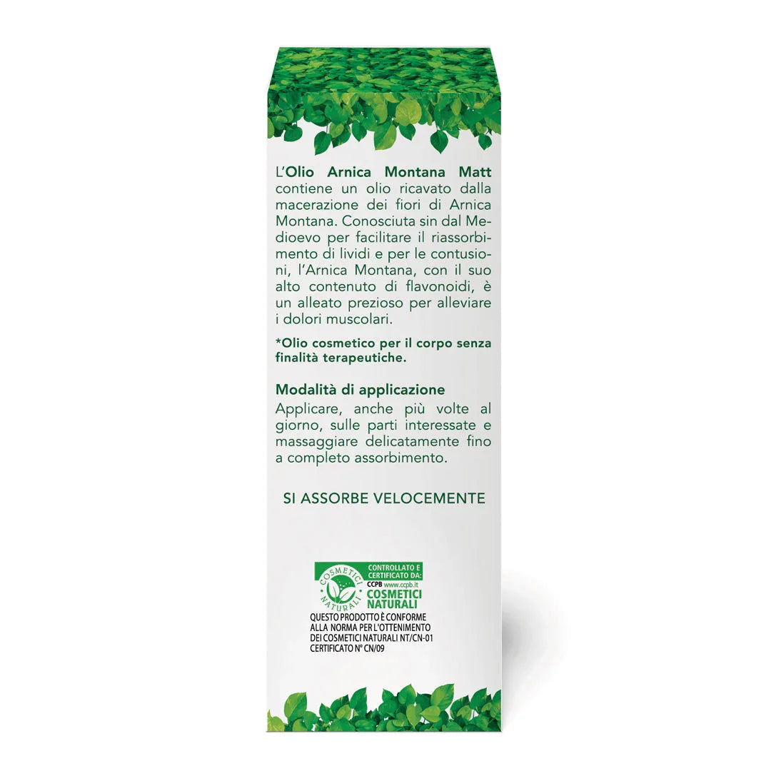 Olio Arnica Montana - Matt. Nutre il tuo benessere