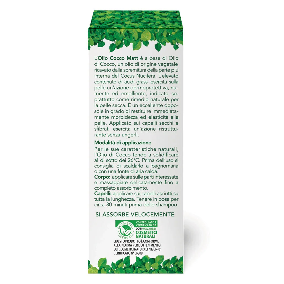 Olio Cocco - Matt. Nutre il tuo benessere