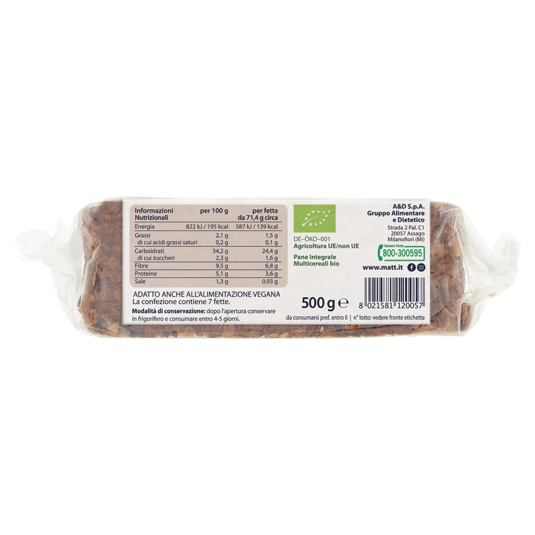 Pane Multicereali Bio - Matt. Nutre il tuo benessere