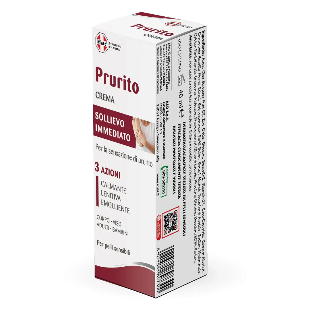 Prurito Crema - Matt. Nutre il tuo benessere