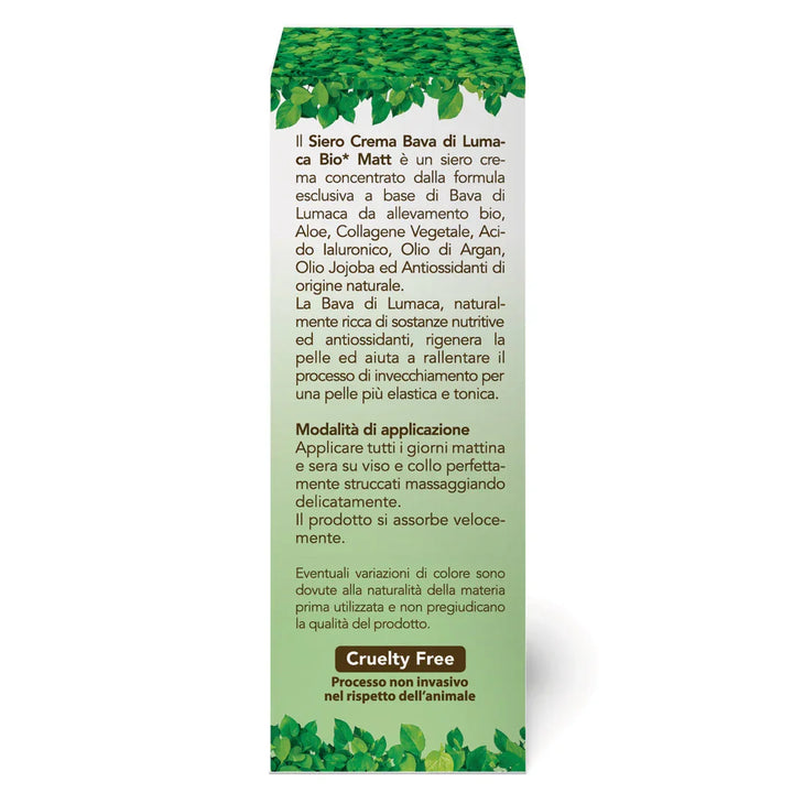Siero Crema Bava di Lumaca BIO - Matt. Nutre il tuo benessere