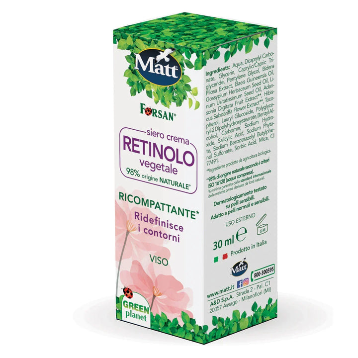 Siero Crema Retinolo Vegetale - Matt. Nutre il tuo benessere