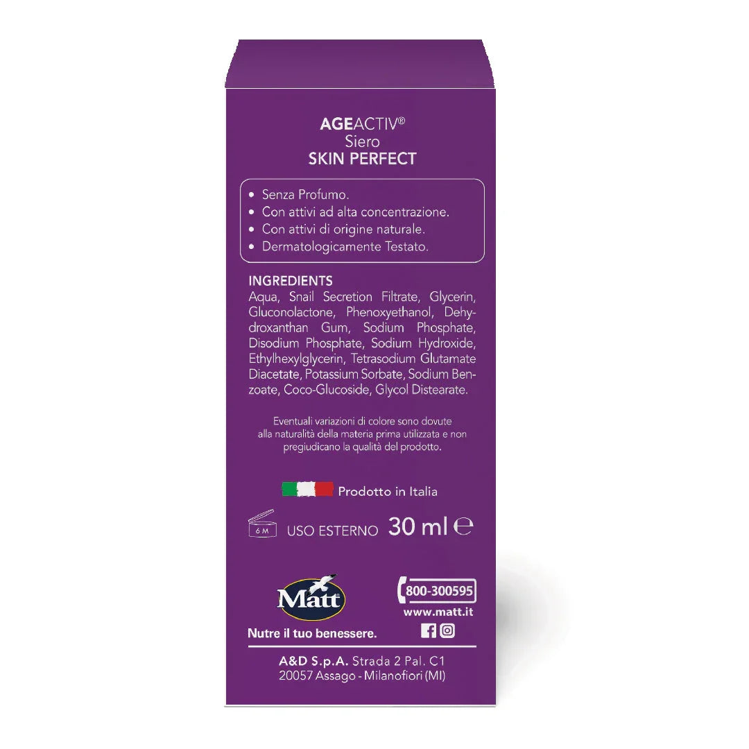 Siero Skin Perfect - Matt. Nutre il tuo benessere