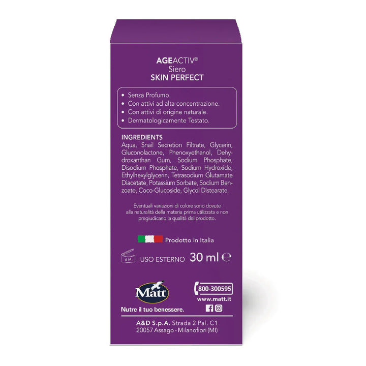 Siero Skin Perfect - Matt. Nutre il tuo benessere