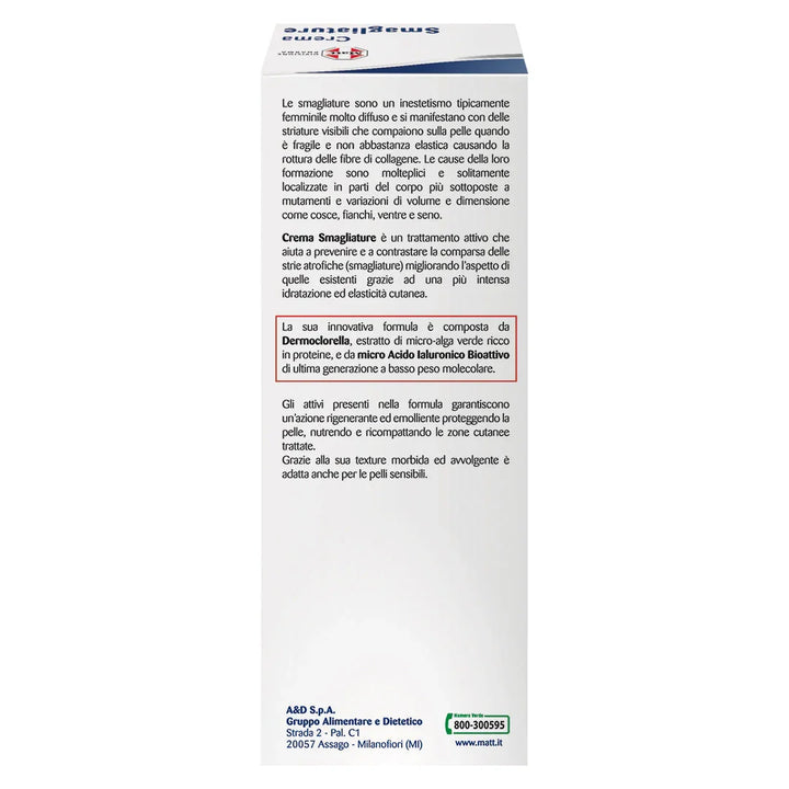 Crema Smagliature - Matt. Nutre il tuo benessere