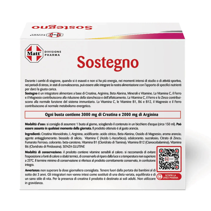 Sostegno - Matt. Nutre il tuo benessere