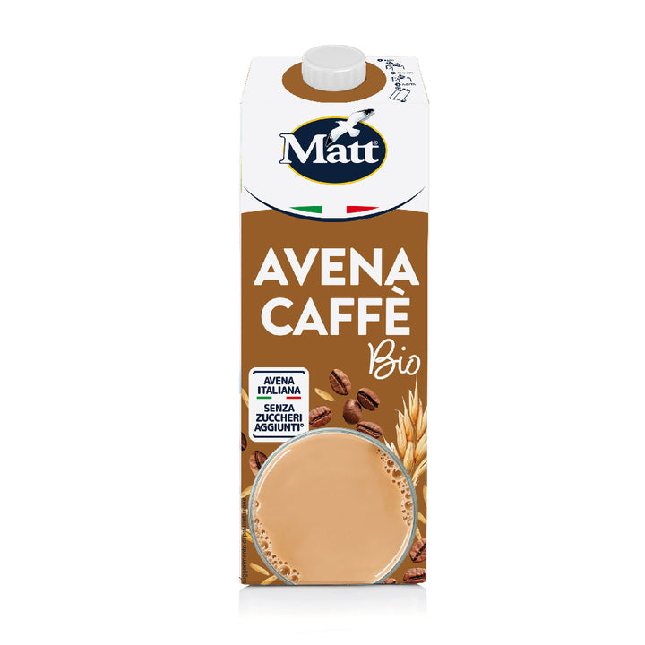 Avena Caffè Bio Matt bevanda vegetale con caffè bio avena italiana 1 litro