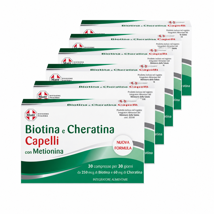 Biotina e Cheratina Capelli Multipack 5 Mesi