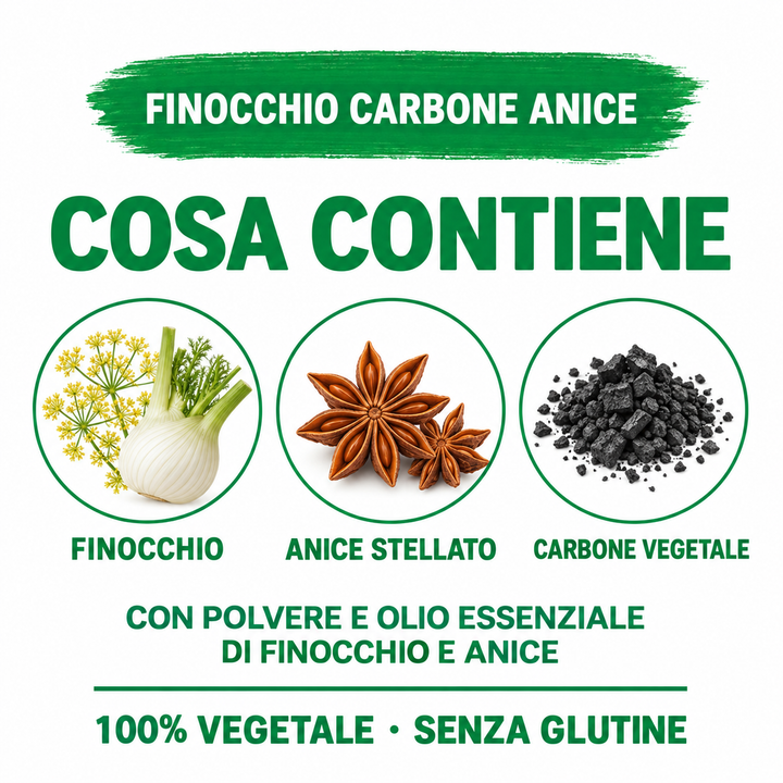 Finocchio carbone anice