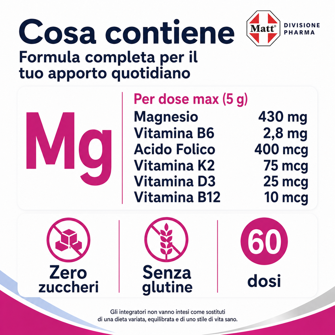 Cosa Contiene Magnesio Assoluto Donna