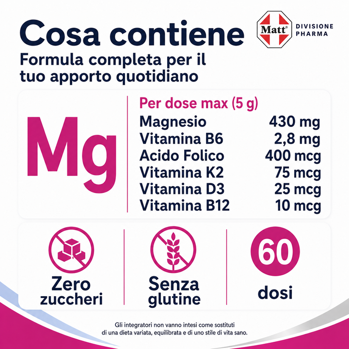 Cosa Contiene Magnesio Assoluto Donna