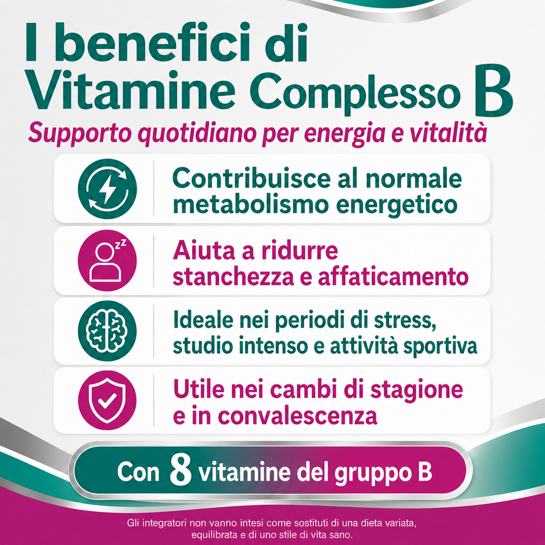 I benefici di Vitamine Complesso B