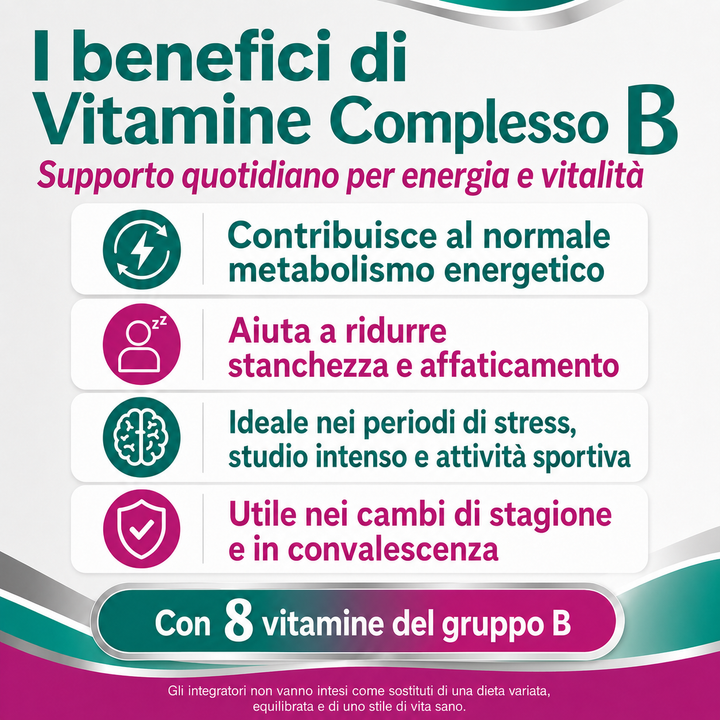 I benefici di Vitamine Complesso B