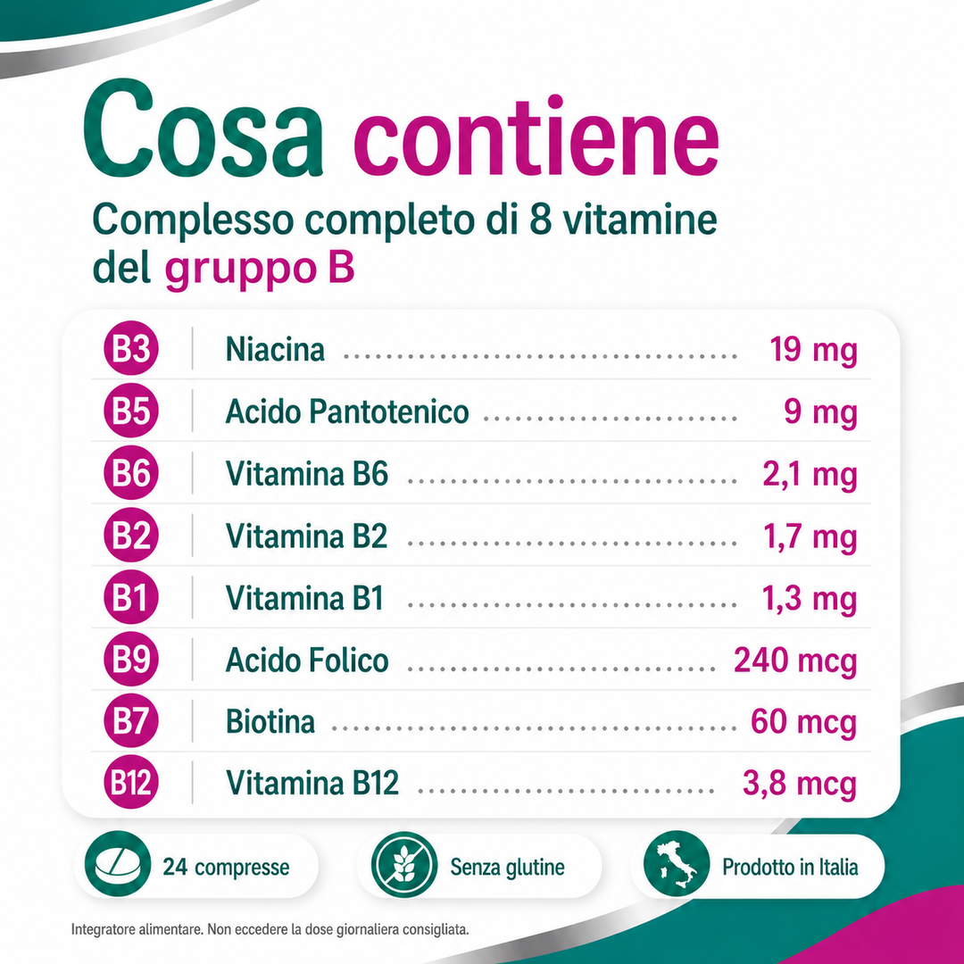 Cosa contiene Vitamine Complesso B