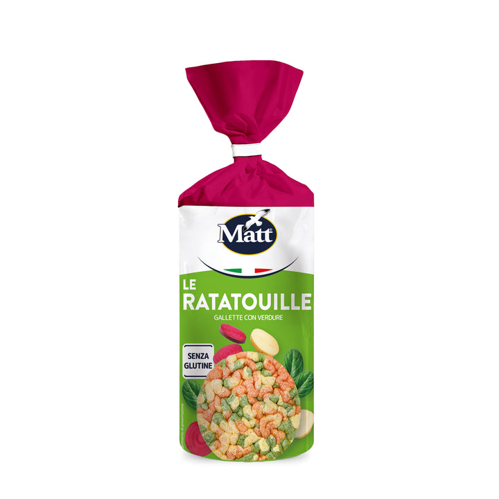 Le Ratatouille vegetable rice cakes gluten free in colorful packaging