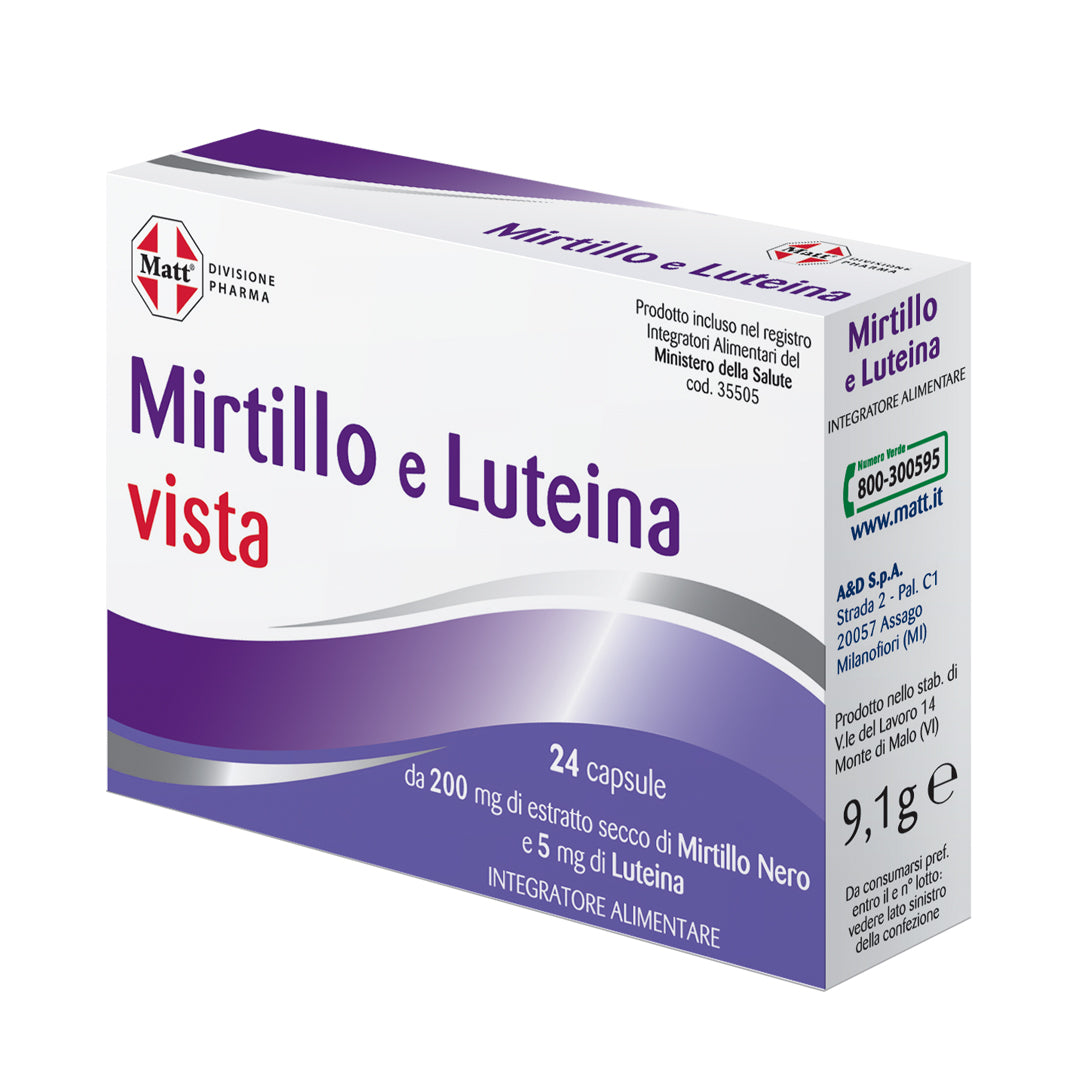 Mirtillo e Luteina
