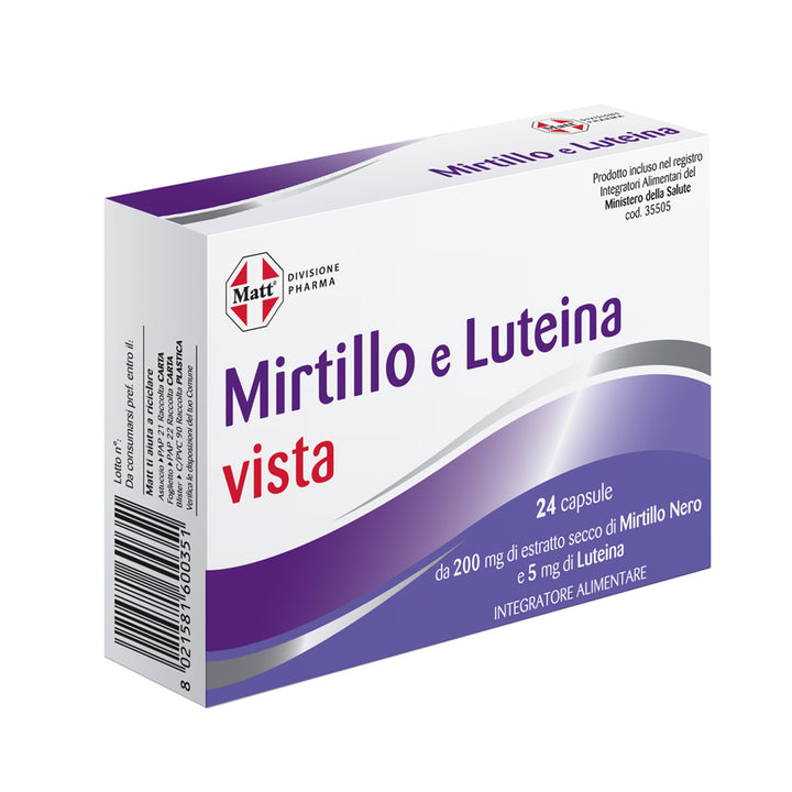 Mirtillo e Luteina